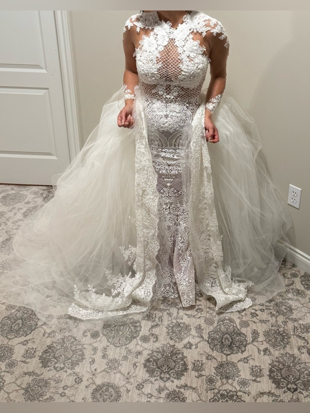 Custom wedding gown
